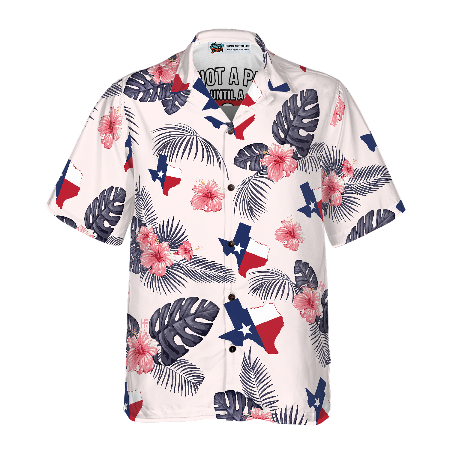 Tropical Texas Hawaiian Shirt, It's Not A Party Until A Texas Girl Walks In Shirt, Proud Texas Shirt For Men - Hyperfavor