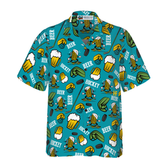 Hockey And Beer Hawaiian Shirt - Hyperfavor