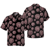 Rose Gold In Black Hawaiian Shirt - Hyperfavor