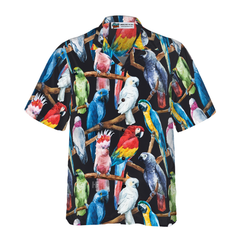 Exotic Parrots & Plant Hawaiian Shirt - Hyperfavor