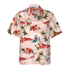 Hyperfavor Christmas Hawaiian Shirts For Men and Women, Santa Beach Christmas Pattern Hawaiian Shirt Button Down Shirt Short Sleeve - Hyperfavor