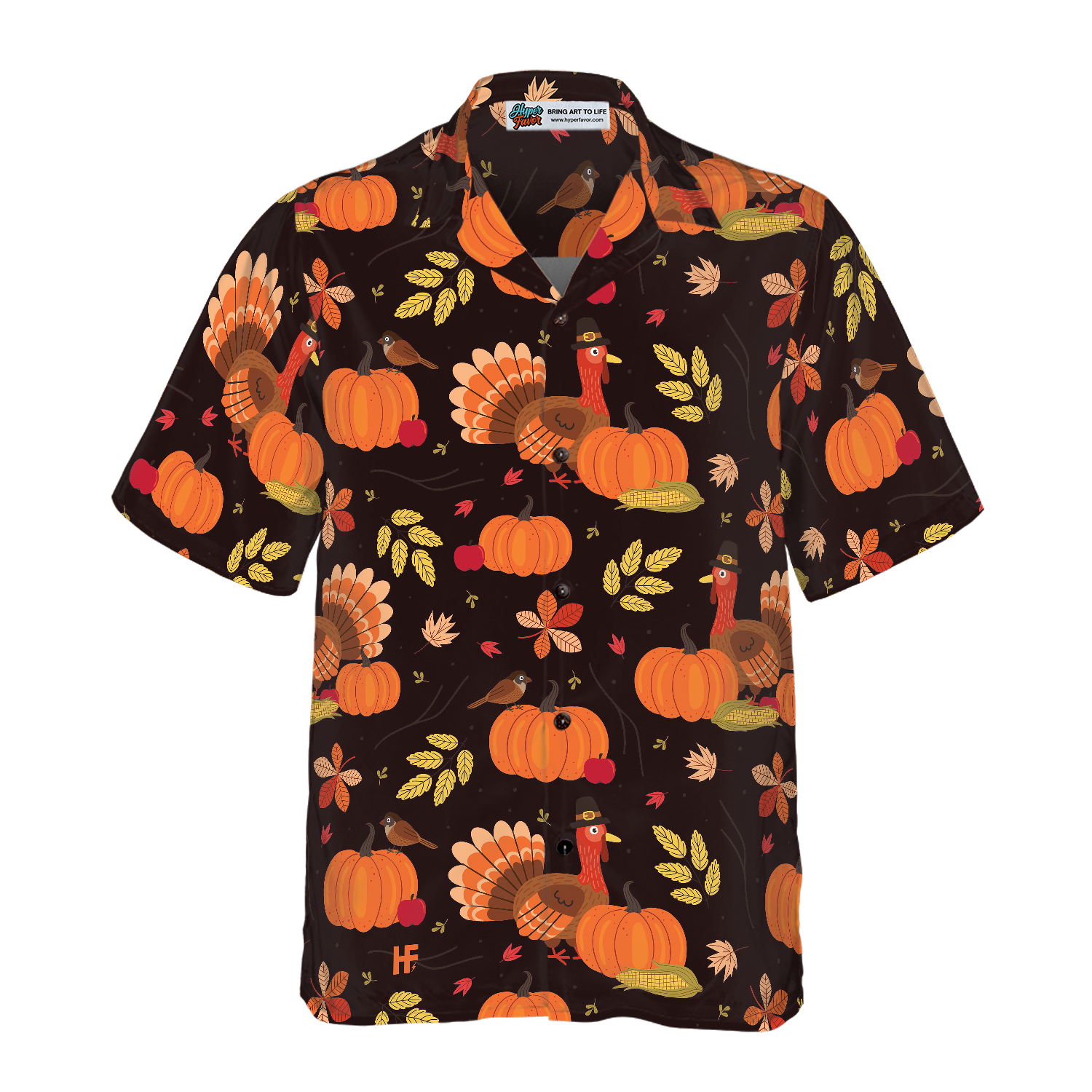 Turkey Thanksgiving Hawaiian Shirt - Hyperfavor