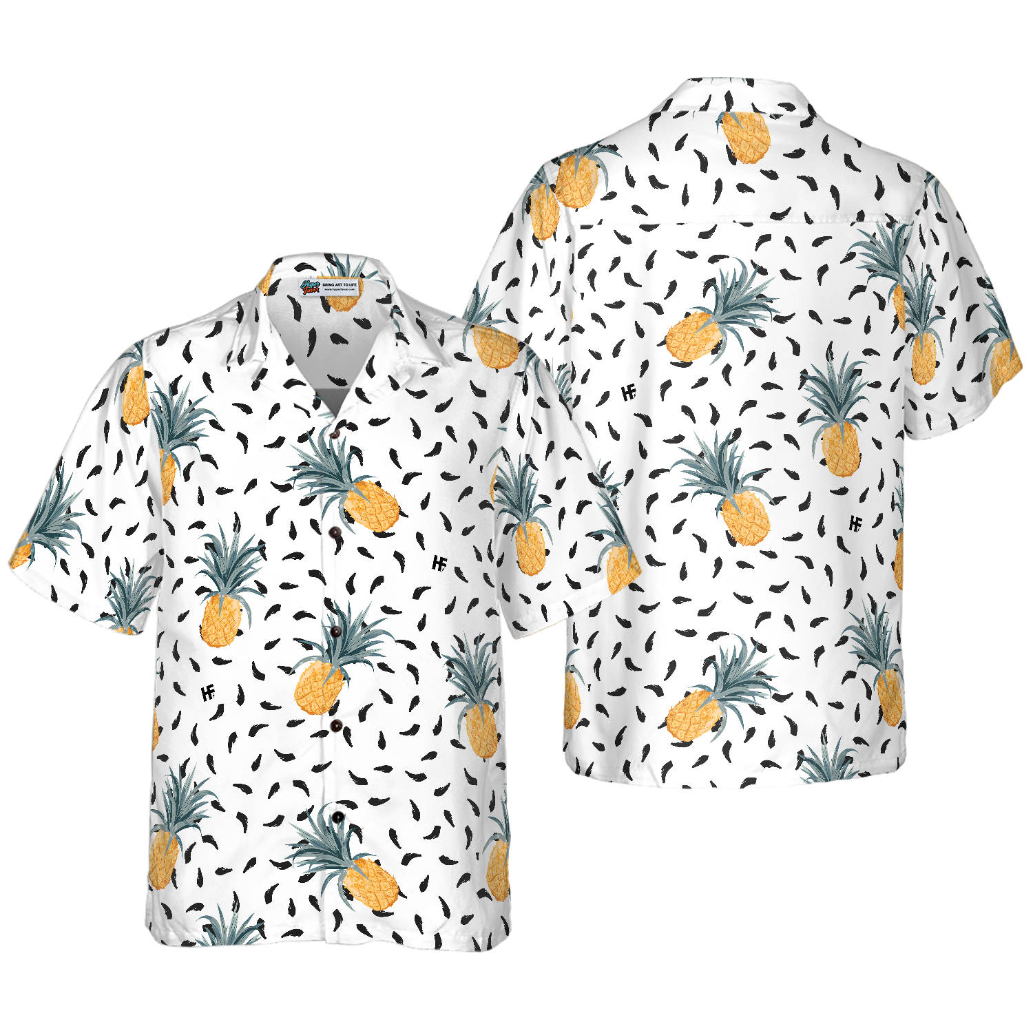 Pineapple Pattern V2 Hawaiian Shirt - Hyperfavor