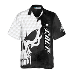 Golf And Skull Hawaiian Shirt - Hyperfavor