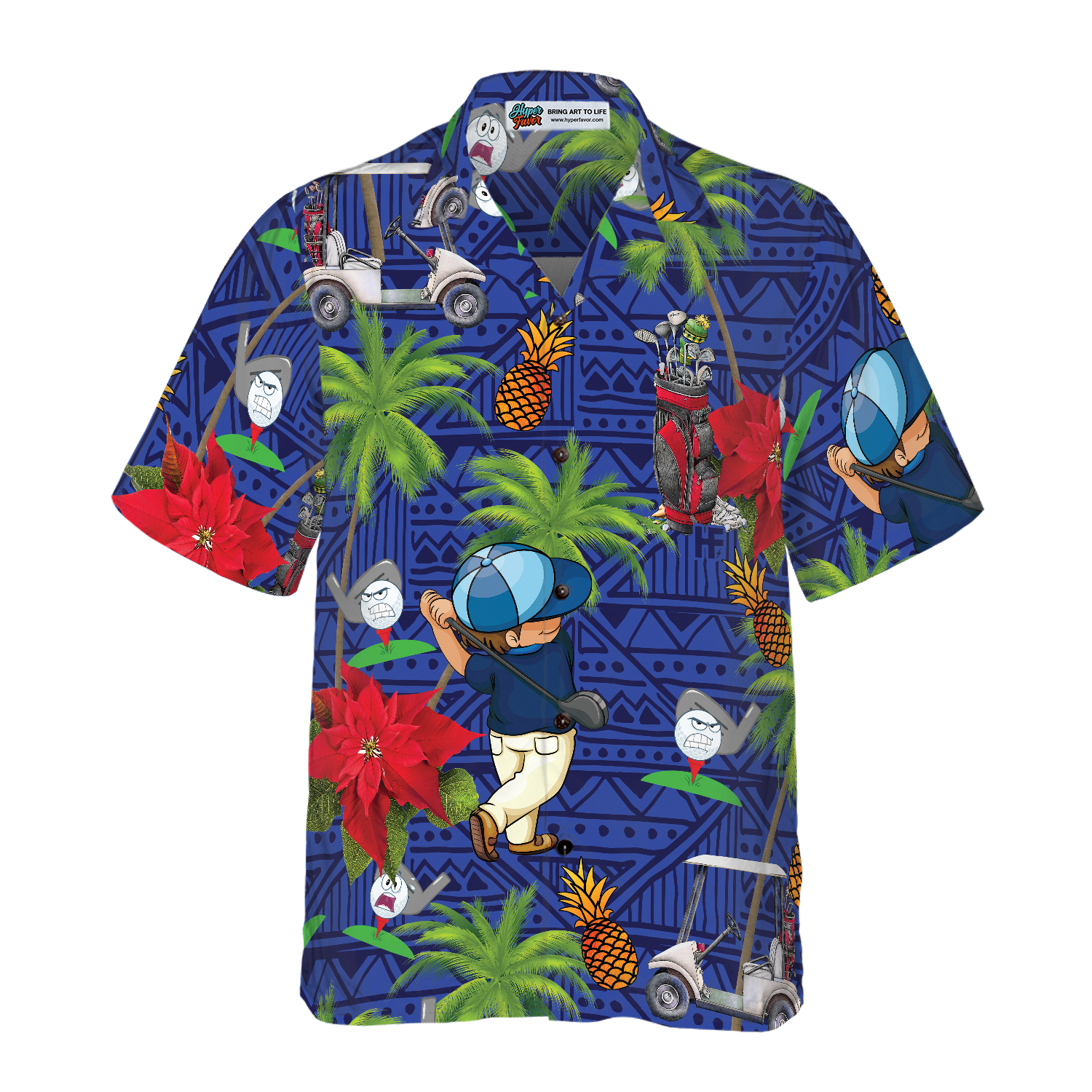 Golf Lovers Hawaiian Shirt - Hyperfavor