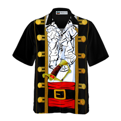 Funny Halloween Pirate Costume Hawaiian Shirt - Hyperfavor