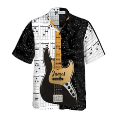 Personalized Name Guitar Custom Hawaiian Shirt - Hyperfavor