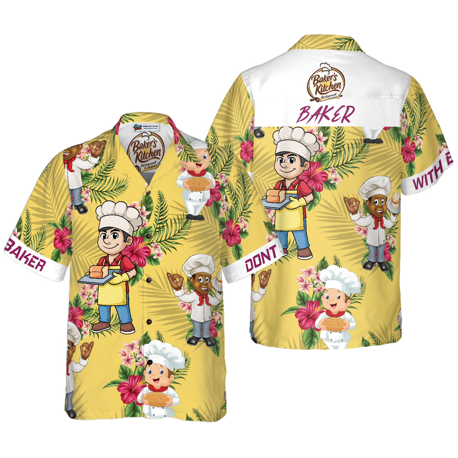 Don't Mess With Baker Hawaiian Shirt - Hyperfavor