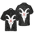 Seamless Gothic Skull Pattern Goth Goat Head Hawaiian Shirt - Hyperfavor