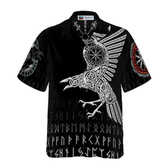 Norse Mythology The Raven Of Odin Hawaiian Shirt - Hyperfavor