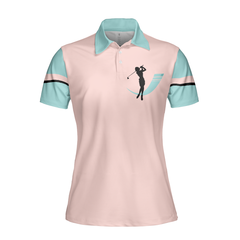 Do Not Make Me Use My Golfer's Voice Golf Short Sleeve Women Polo Shirt, Cool Golf Shirt For Ladies, Unique Female Golf Gift - Hyperfavor