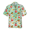 Hyperfavor Santa Christmas Pattern 1 Pattern Hawaiian shirt, Christmas Shirts Short Sleeve Button Down Shirt For Men And Women - Hyperfavor