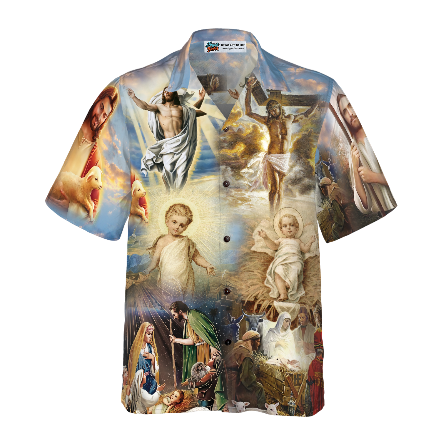 The Life of Jesus Hawaiian Shirt - Hyperfavor