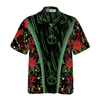 Hyperfavor Christmas Hawaiian Shirts, Chritmas Violin Music Pattern Shirt Short Sleeve, Christmas Shirt Idea Gift For Men And Women - Hyperfavor