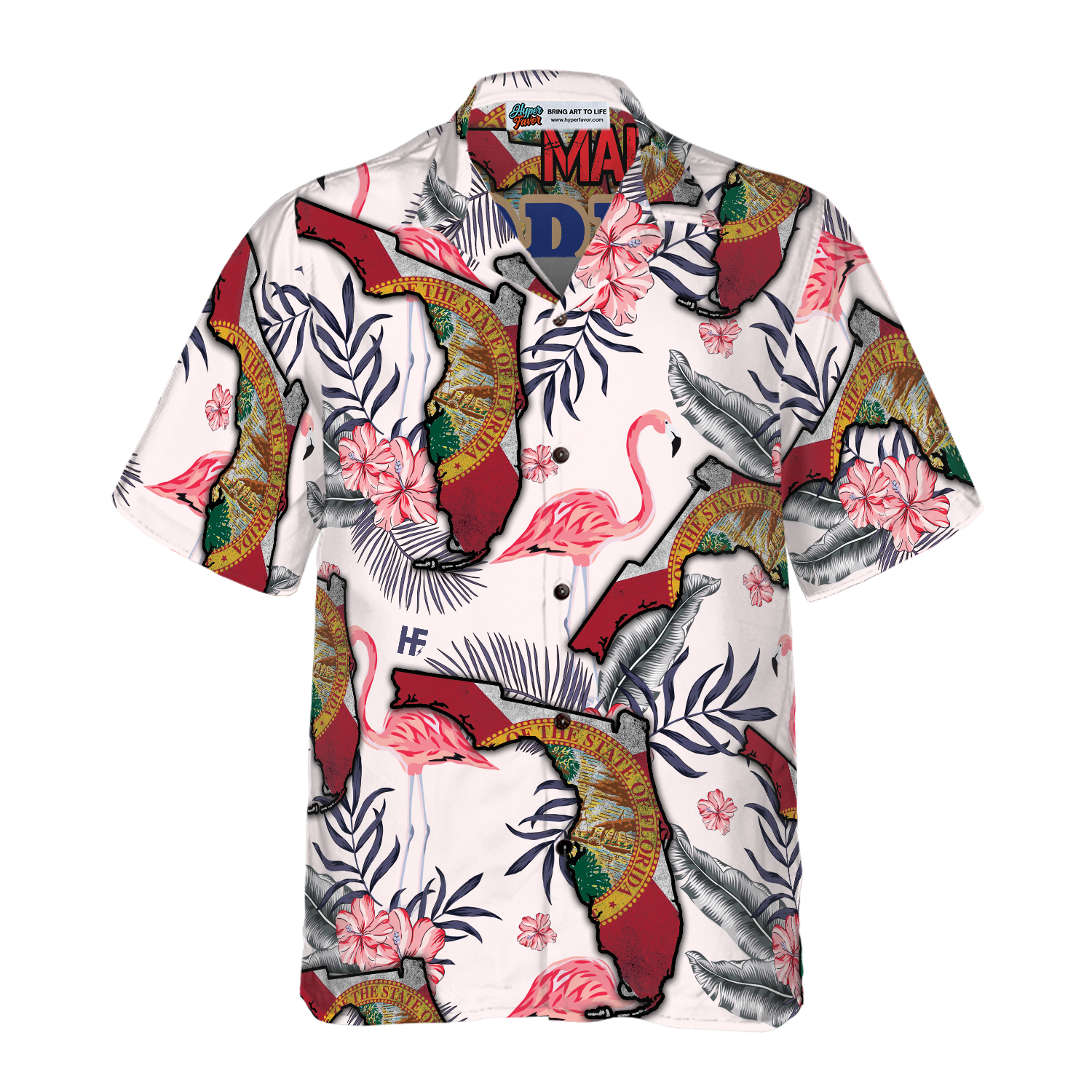 Florida Made In Long Time Hawaiian Shirt - Hyperfavor