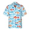 Fish Water Color Pattern v4 Hawaiian Shirt - Hyperfavor