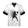 Tennis Black And White Custom Hawaiian Shirt - Hyperfavor