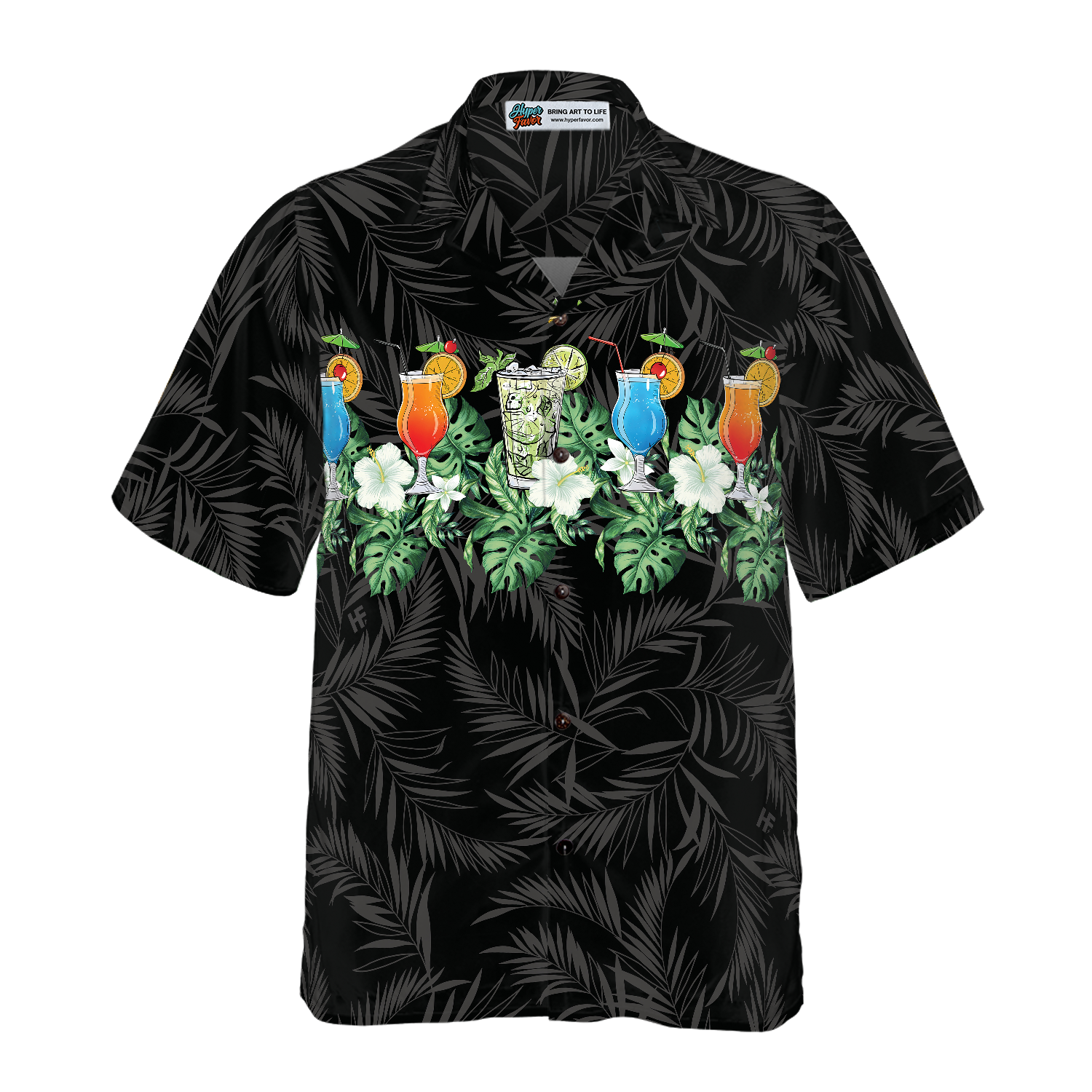 Tropical Aloha Bartender Shirt For Men Hawaiian Shirt - Hyperfavor