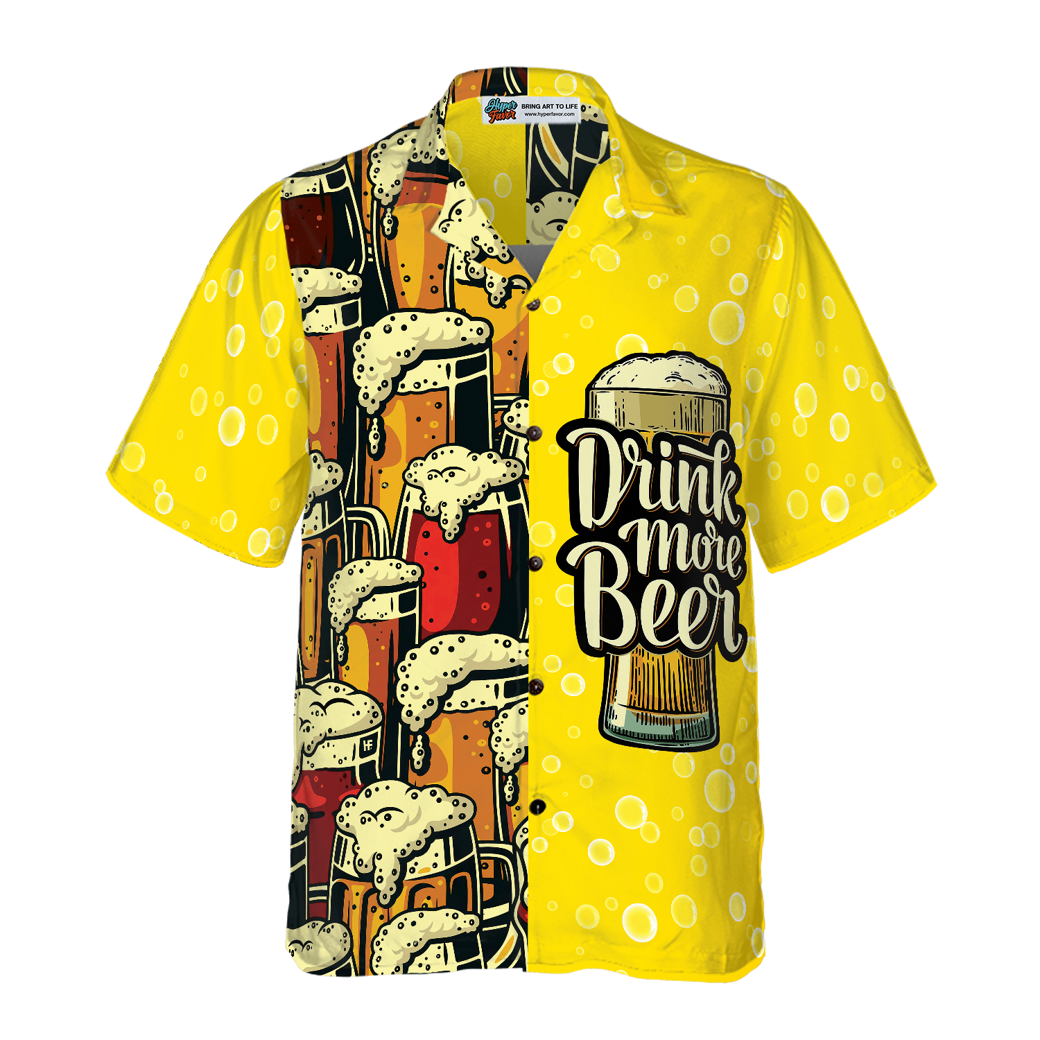 Drink More Beer Hawaiian Shirt - Hyperfavor