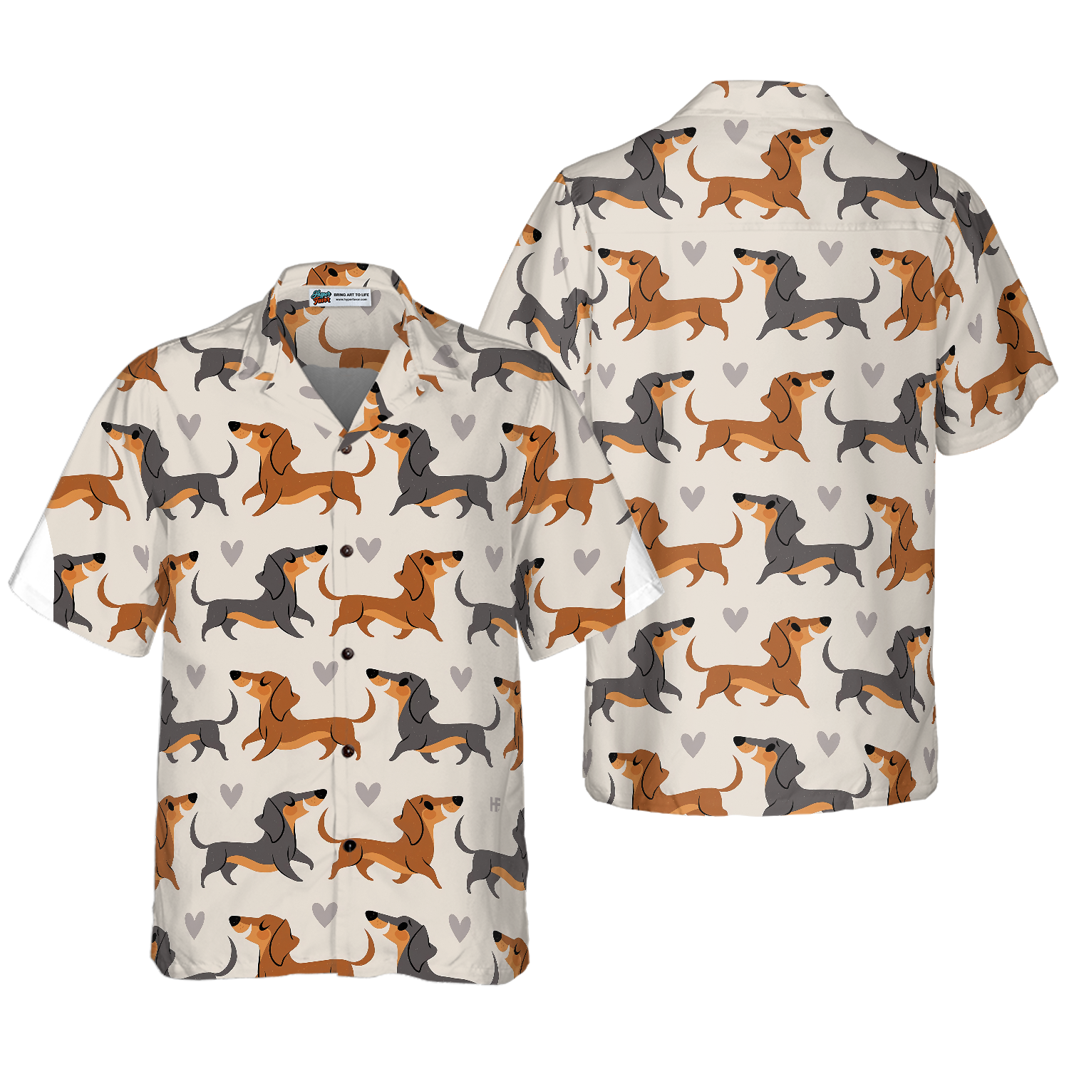 Life Of Dachshund Dog Hawaiian Shirt - Hyperfavor