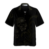 Seamless Gothic Skull Goth Hawaiian Shirt, Black Hawaiian Shirt For Men - Hyperfavor