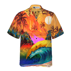 LGBT SUNSET HAWAIIAN SHIRT Hawaiian Shirt - Hyperfavor