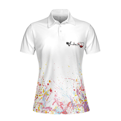 Golf From Nine To Wine Is What I Do Golf Short Sleeve Women Polo Shirt, Best Golf Shirt For Female Golfers - Hyperfavor