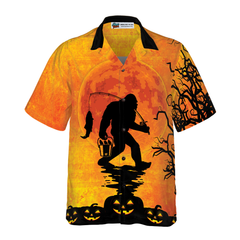 Big Foot Has Been Ready For Halloween Hawaiian Shirt, Unique Halloween Shirt For Men And Women - Hyperfavor