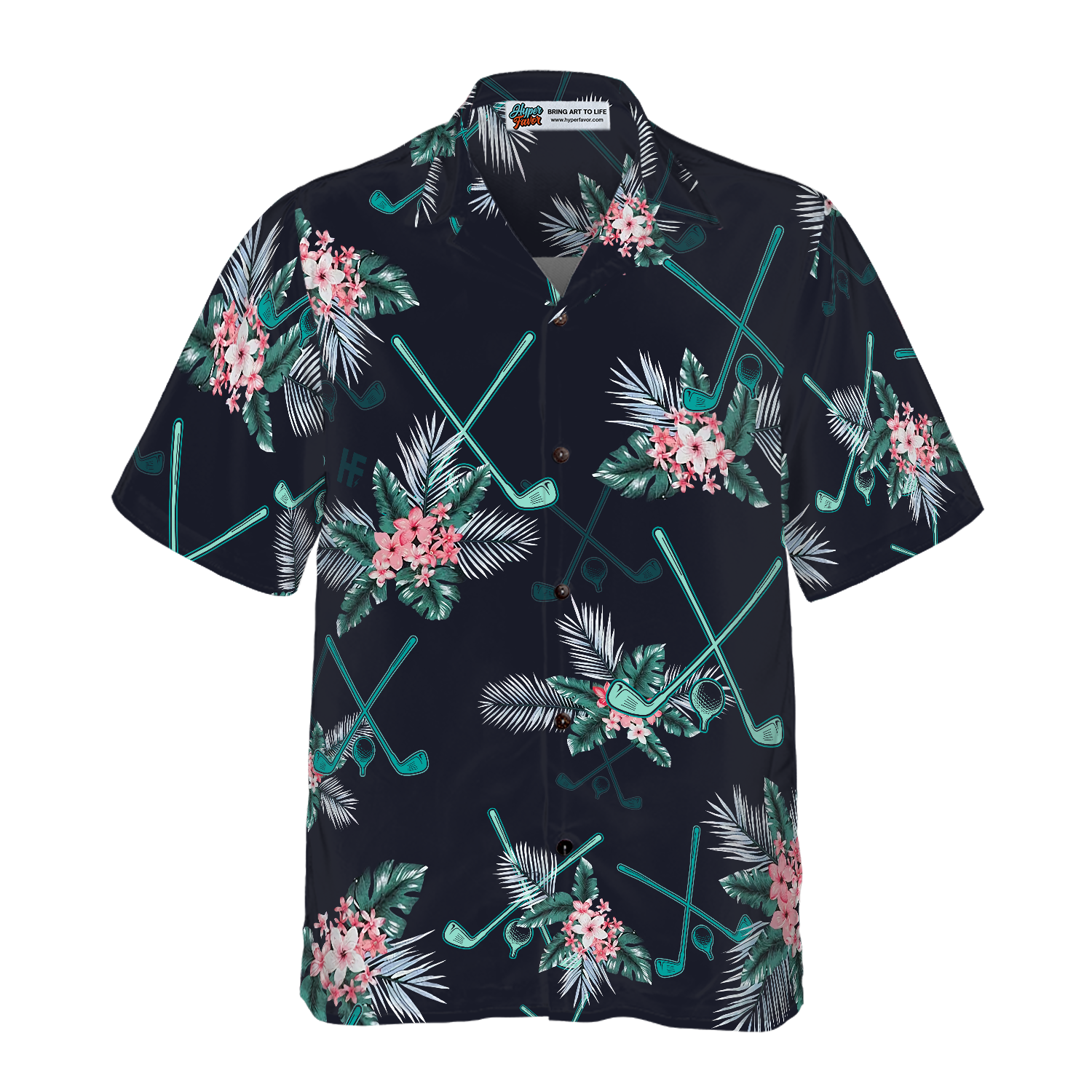 Golf Tropical Hawaiian Shirt - Hyperfavor