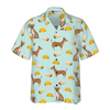 Tacos Burritos Chihuahua Dog Shirt For Men Hawaiian Shirt - Hyperfavor
