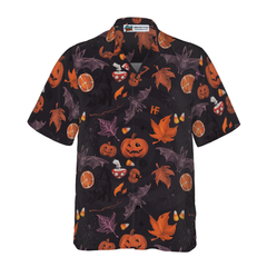 Halloween Spooky Art Hawaiian Shirt - Hyperfavor