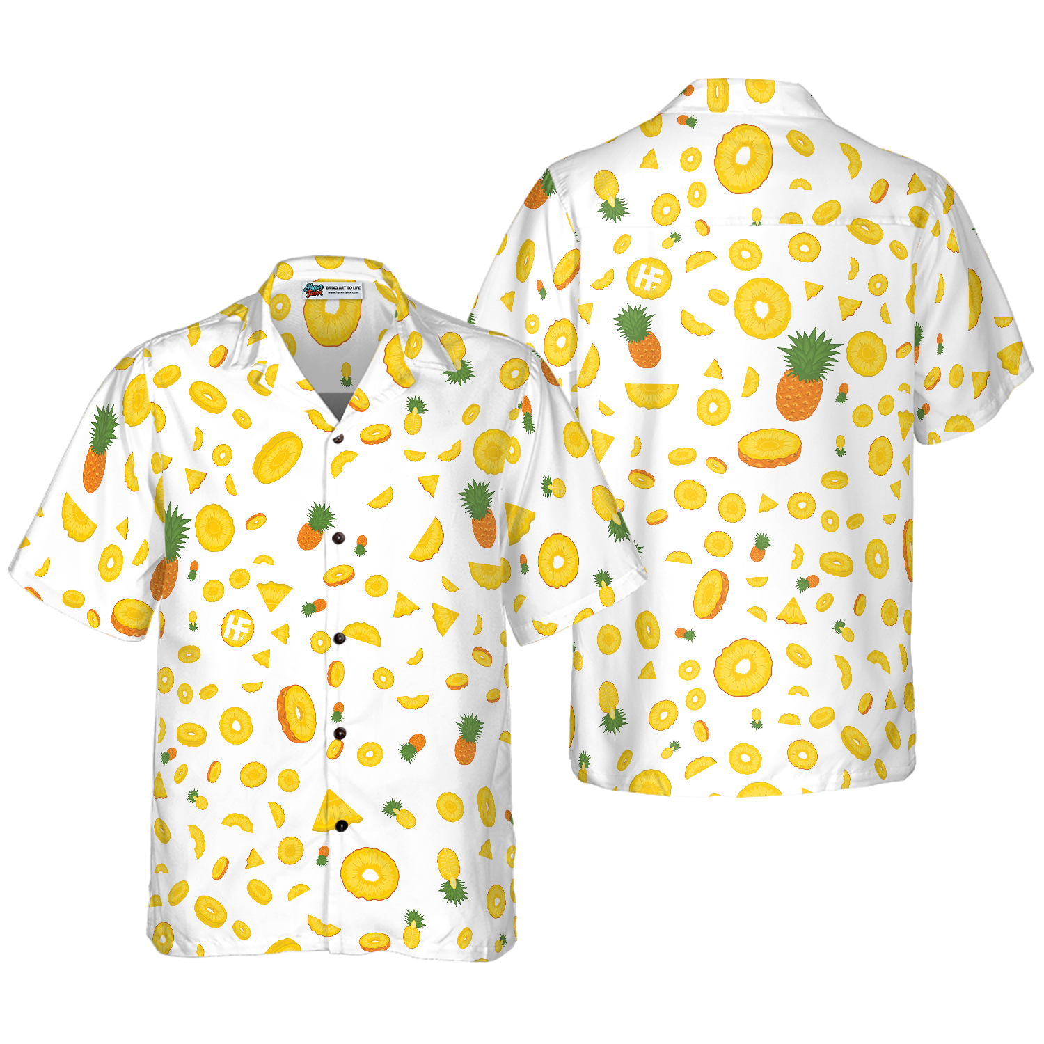 Pineapple Pattern V1 Hawaiian Shirt - Hyperfavor