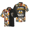 My Beer Drinking Team Has A Darts Problem Hawaiian Shirt - Hyperfavor
