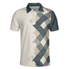 Vintage Pastel Argyle Pattern Polo Shirt For Men - Hyperfavor