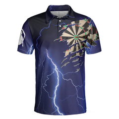 Dart Polo Shirt Dart Shirt For Men, Best Gift For Dart Player, Darts Polo Shirt For Hot Weather - Hyperfavor