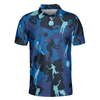 Ocean Camouflage Tennis Short Sleeve Polo Shirt, Tennis Player Polo Shirt, Camo Tennis Shirt For Men - Hyperfavor