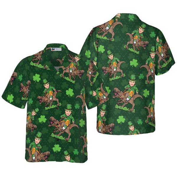 New York Giants Leprechaun St. Patrick's Day Hawaiian Shirt And Short -  Tagotee