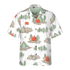 The Best Days Are Spent Camping Hawaiian Shirt - Hyperfavor