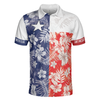 Don't Mess With Texas Flag Tropical Texas Polo Shirt, Texas Bluebonnet Shirt For Men - Hyperfavor
