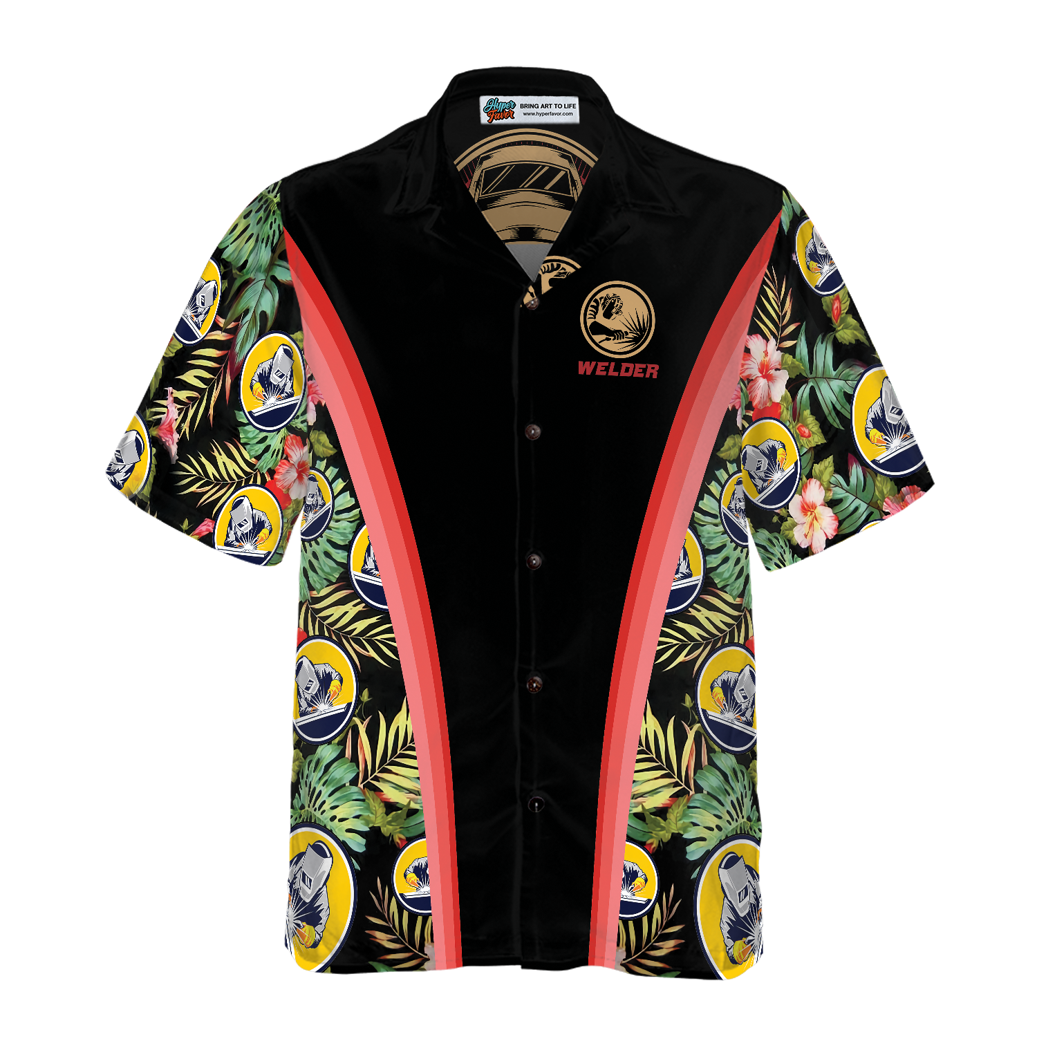 Welder Tropical Hawaiian Shirt - Hyperfavor