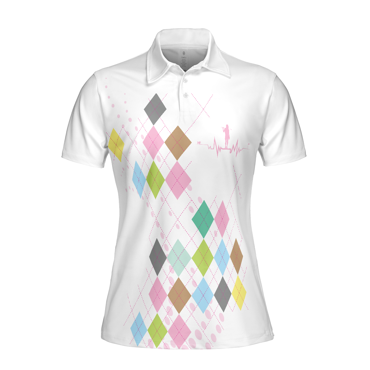 Move Over Boys Let A Girl Show You How To Golf Short Sleeve Women Polo Shirt - Hyperfavor