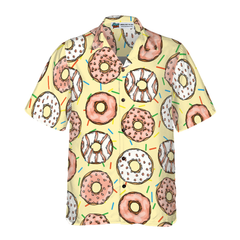 Donut Is My Life Shirt For Men Hawaiian Shirt - Hyperfavor