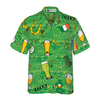 Ireland Pattern Happy Saint Patrick's Day Hawaiian Shirt - Hyperfavor