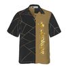 Personalized Golden Lines Golf Custom Hawaiian Shirt - Hyperfavor