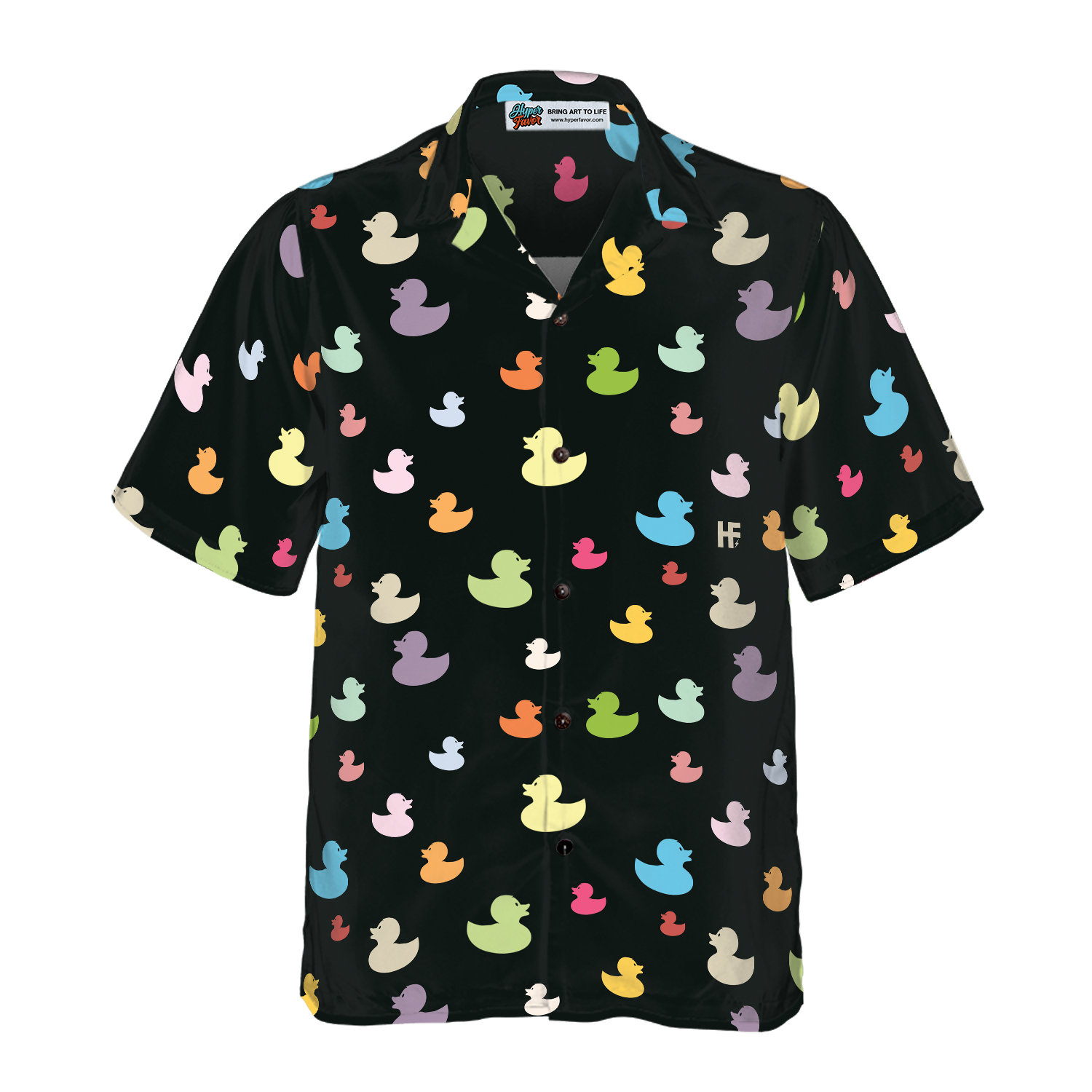 Colorful Ducks Hawaiian Shirt - Hyperfavor