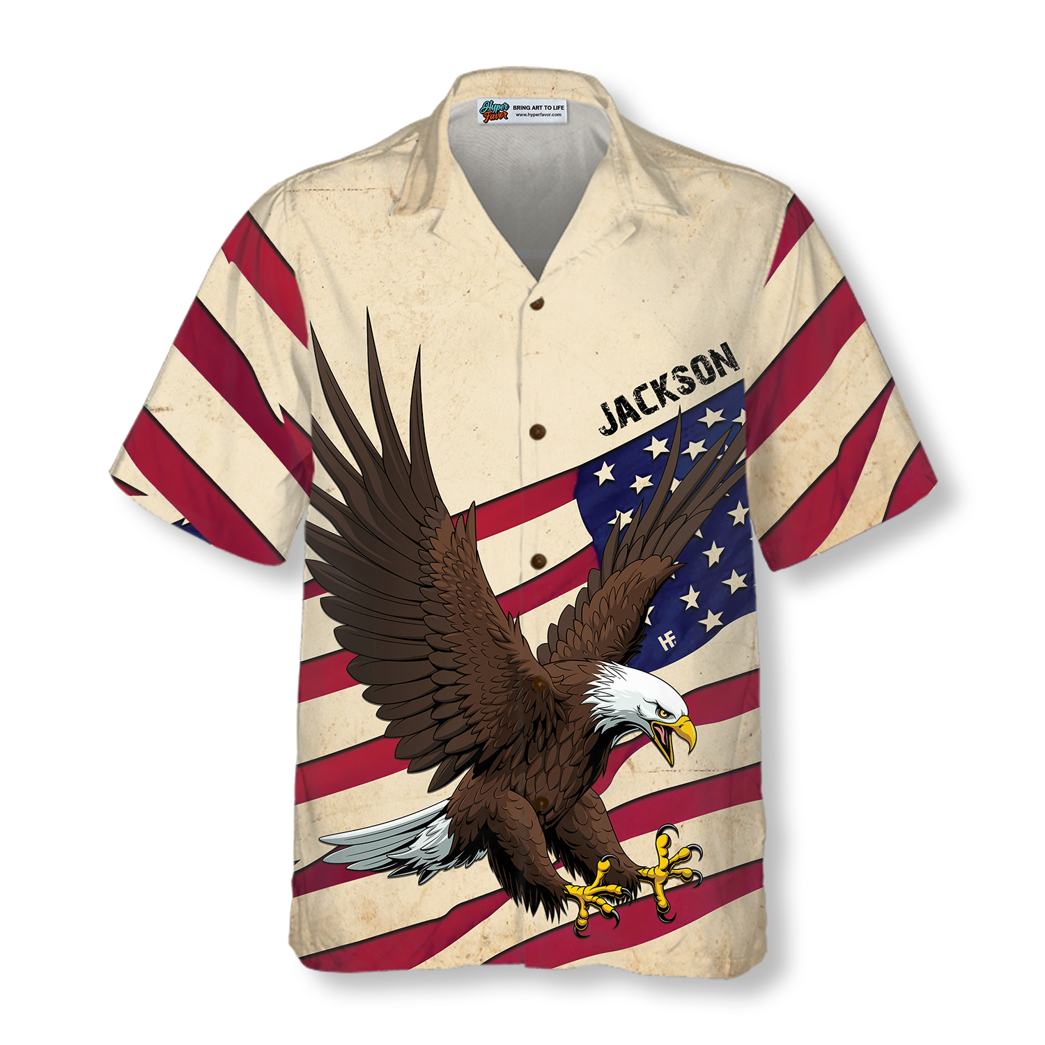 American Eagle Wings Shirt For Men Custom Hawaiian Shirt - Hyperfavor