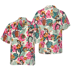 Skeleton In Mexican Costumes Hawaiian Shirt - Hyperfavor