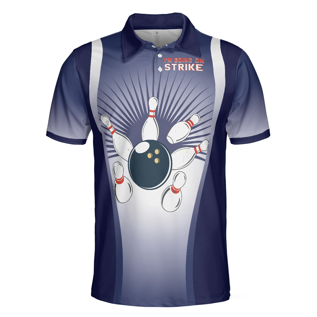 I'm Going On Strike Bowling Polo Shirt, Striking Bowling Polo Shirt, Best Bowling Shirt For Men - Hyperfavor