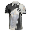 Golf Saved Me Golfing Polo Shirt, Black And White Polo Shirt, Best Golf Shirt For Men - Hyperfavor
