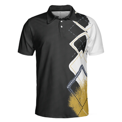 Stress Is Caused By Not Playing Golf Enough Polo Shirt, Best Argyle Pattern Golf Shirt For Men, Colorful Golf Shirt - Hyperfavor